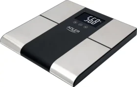 Adler AD 8165 černá / Osobní váha / maximálně 225 kg / LCD / nerezová ocel / 3 x AAA (AD 8165)