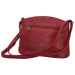 Stylová dámská koženková crossbody kabelka Giada, červená