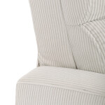 TV a relaxační křeslo, manuální polohování push back, potah manšestrová béžová látka