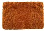 SPIRELLA Koupelnová předložka HIGHLAND oranžová / Vysoký vlas / Mikrovlákno / 60 x 90 cm