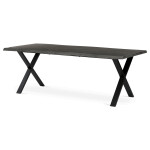 Jídelní stůl 210x100cm, mdf, šedý dub, HT-F4321 GREY