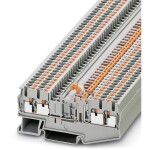 Phoenix Contact PT 2,5-QUATTRO-MT 3210172 oddělovací svorka Pólů: 4 0.14 mm² 2.5 mm² šedá 50 ks