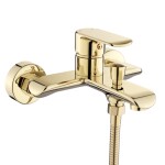 REA - Vanová nástěnná baterie BLOOM - gold REA-B6389