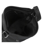 Trendy dámská koženková crossbody kabelka Truda, černá