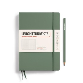 Leuchtturm1917 Zápisník Olive Medium A5 tečkovaný