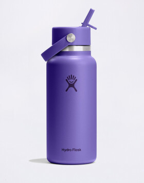 Hydro Flask Wide Mouth with Flex Straw Cap (946 ml) Utopia Purple