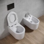 CERSANIT - SET B239 WC mísa INVERTO HF TS DUR SLIM WRAP SC EO VIRT /VÍROVÉ SPLACH/ S701-419