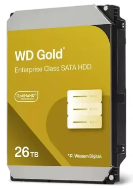 WD GOLD WD261KRYZ 26 TB / HDD / 3.5" / SATA 6Gbs / 7200RPM / 512MB cashe / 5y