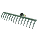 LEVIOR 61032 Hrábě kovové, 14 zubů, bez násady