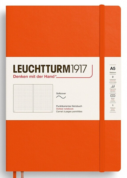 Zápisník Pumpkin Softcover Medium (A5) tečkovaný