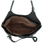 Módní dámská koženková kabelka na rameno Persida, modrá