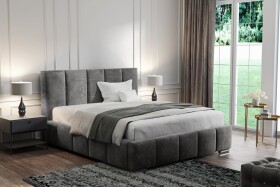 FRONTI Postel MODEL 09 120x200 šedá - EUREKA 2133