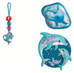 Doplňková sada obrázků MAGIC MAGS, Dolphin Finja, pro aktovky a batohy