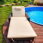 DBA Polstr / podsedák s polštářem na zahradní lehátko