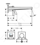 HANSGROHE Tecturis baterie