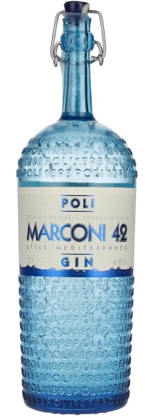 Marconi 42 Gin Jacopo Poli 42% 0,7 l (holá láhev)