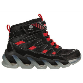Skechers S-Lights Mega Surge JR 400131L-BKRD 30