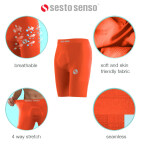 Cyklistické šortky Sesto Senso Thermo CL41 Orange