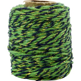 House Doctor Provázek Green 50 m, zelená barva, textil