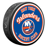Mustang Puk New York Islanders NHL Retro Script