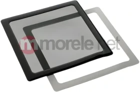 DEMCiflex 120mm černá/bílá / Prachový filtr / Magnetický / Čtvercový (DF0381)