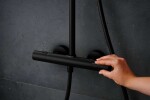 HANSGROHE - Pulsify S Puro Sprchový set s termostatem, průměr 26 cm, 1 proud, matná černá 24222670