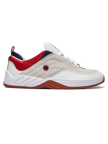 Dc WILLIAMS SLIM WHITE/NAVY/RED pánské boty 42EUR