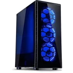 Inter-Tech CXC2 černá / Skříň / ATX / tvrzené sklo / 3x 120mm LED / průhledná bočnice (88881292)