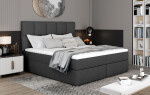 Boxspring Glossy Rozměr: 185 x 210 cm, látka: Omega68