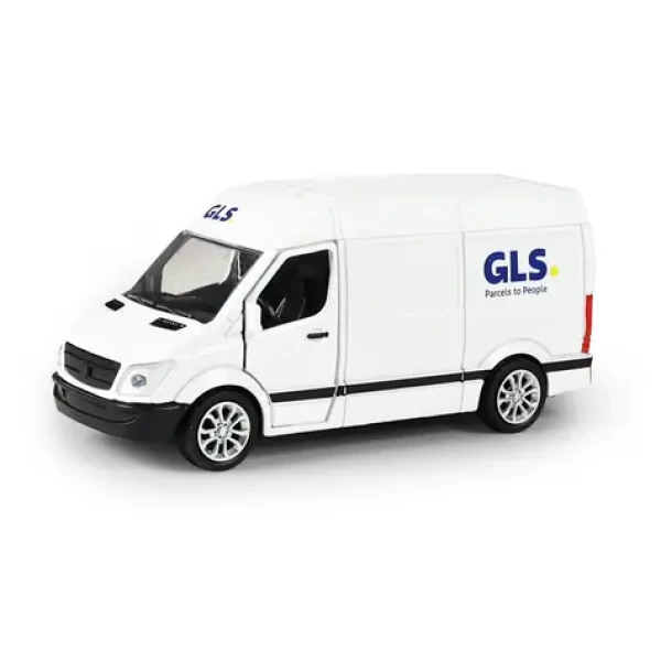 RAPPA 242524 Kovové auto GLS s otevíracími dveřmi 12 cm