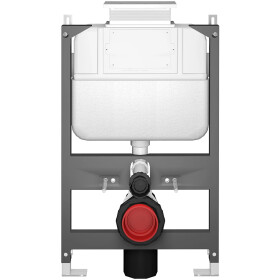 CERANO - Modul Basic pro WC závěsné - nízký - ovládání shora - předstěnová instalace/sádrokarton - 52,5x80 CER-670795