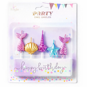 Cake star Dortové svíčky dortové Oceán 5ks