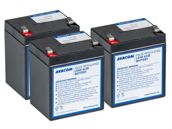 AVACOM AVA-RBP03-12050-KIT / Baterie pro UPS Legrand, Ever / VRLA / 3 ks (AVA-RBP03-12050-KIT)