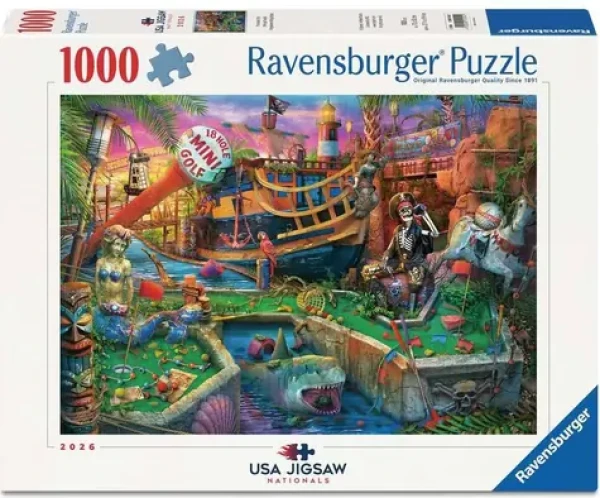 RAVENSBURGER Puzzle Pirátský minigolf