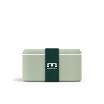 Monbento Svačinový box Monbento Square Green Bicolor 1,7 l, zelená barva, plast