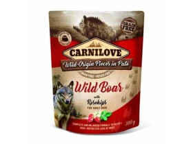 Carnilove Dog Paté Wild Boar with Rosehips 300g / Kapsička pro psy (8595602537709)