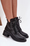 Zateplené dámské kotníkové boty na klínu Vinceza 58602 Černé 37