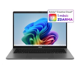 ASUS NTB Vivobook S14 (M3407GA-OLED003W), Ryzen Ai 7 445, 14" 1920 x 1200, 32GB, 1TB SSD, Radeon, W11 Home, Gray EDF_2910514