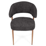 Jídelní židle, šedá, látka, CT-L5031 GREY2