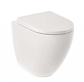KLUDI - Resa D Stojící WC, vario odpad, Rimless, lesklá bílá 24WCB0443