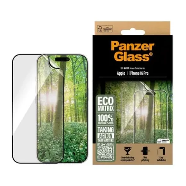 PanzerGlass Eco Matrix Ultra-Wide Fit pro Apple iPhone 16 Pro (20879960703)