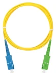 XtendLan FO patch SC/APC-SC / Optický patch kabel / simplex / 9/125 µm / 3 m / G.652d / LS0H (FOP-SCASC-S-3-9)
