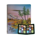 Album na karty UltraPro 9-Pocket Zippered Pro-Binder - Bob Ross Mighty Mountain Lake