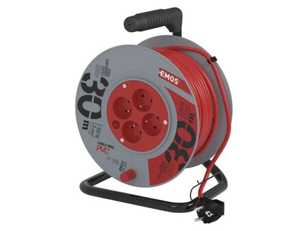 Prodlužovací kabel na bubnu - 4 zásuvky 30m EMOS P19430