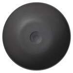 SAPHO - FORMIGO betonové umyvadlo na desku, Ø 39cm, antracit mat FG316