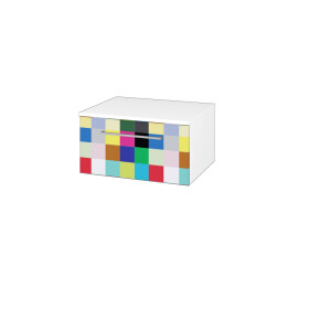 Dřevojas - Nízká skříňka DOS SNZ1 60 - N01 Bílá lesk / Úchytka T04 / IND Individual 281212E