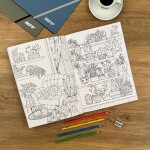 Antistresové omalovánky 210x290mm/32 stran - Kaktusy a sukulenty