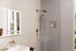 HANSGROHE - Rainfinity Set sprchové hlavice, tyče a hadice, 3 proudy, kartáčovaný bronz 28743140