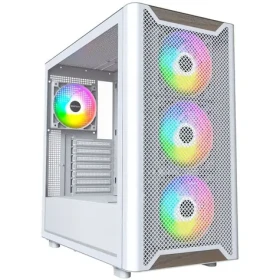 Montech XR Wood bílá / ATX / 2x USBA / 1x USB-C / 4x 120mm / bez zdroje / průhledná bočnice (XR WOOD (W))