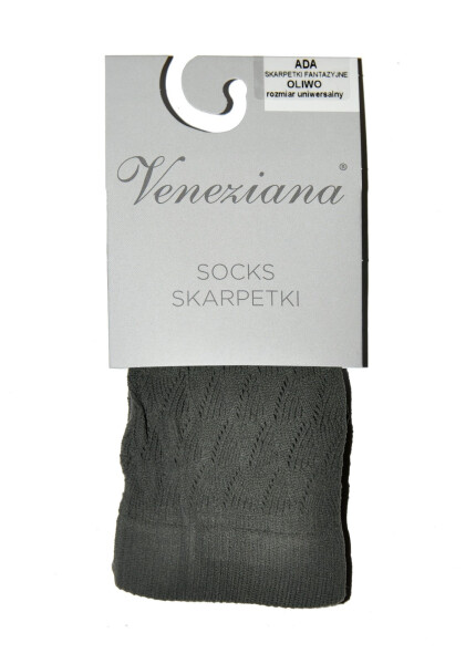 Skarpetki Veneziana Ada nero uniwersalny